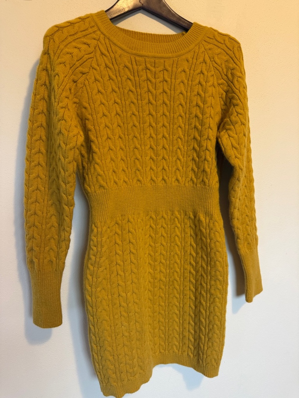 Mustard Cable Knit Sweater Dress - Women
Beautiful Sweater Dress! - Picture 5 of 8
